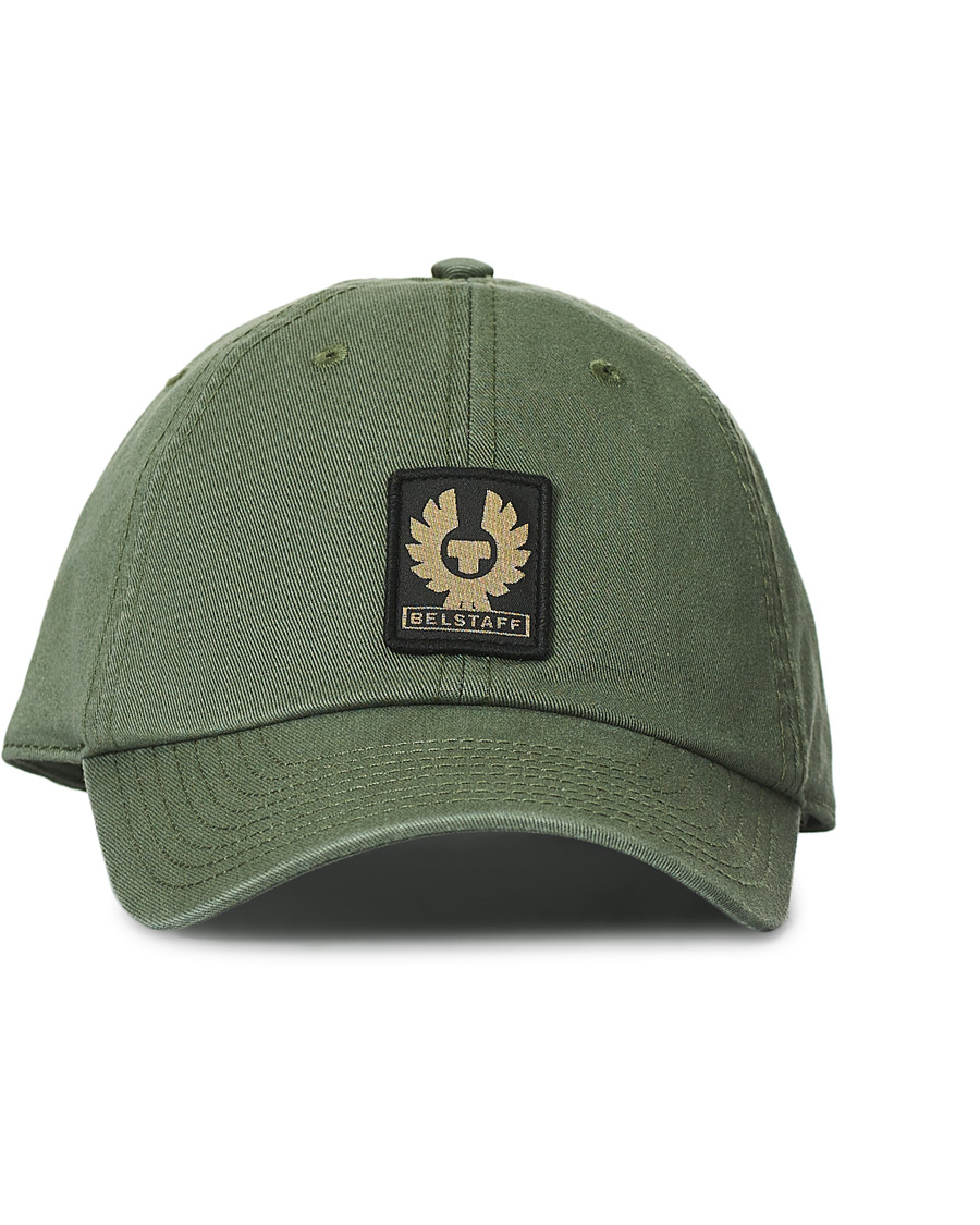 Herren | Belstaff Phoenix Logo Cap Moss | Belstaff | Phoenix Logo Cap Moss