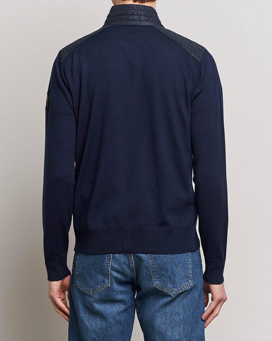 Herren | Pullover | Belstaff | Kelby Zip Cardigan Navy