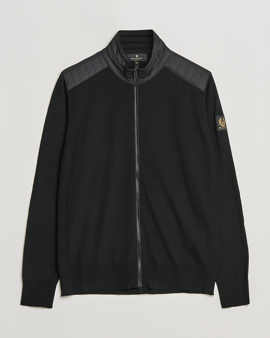 Herren | Pullover | Belstaff | Kelby Zip Cardigan Black