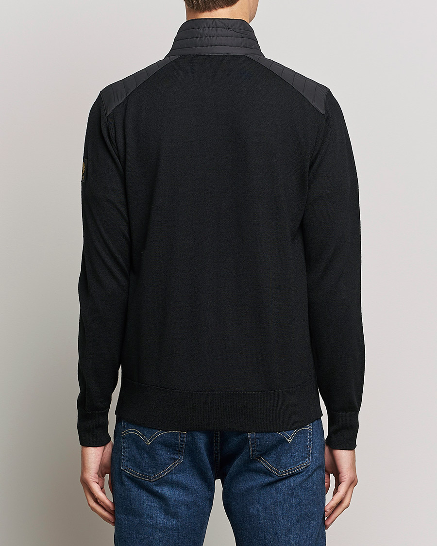 Herren | Pullover | Belstaff | Kelby Zip Cardigan Black
