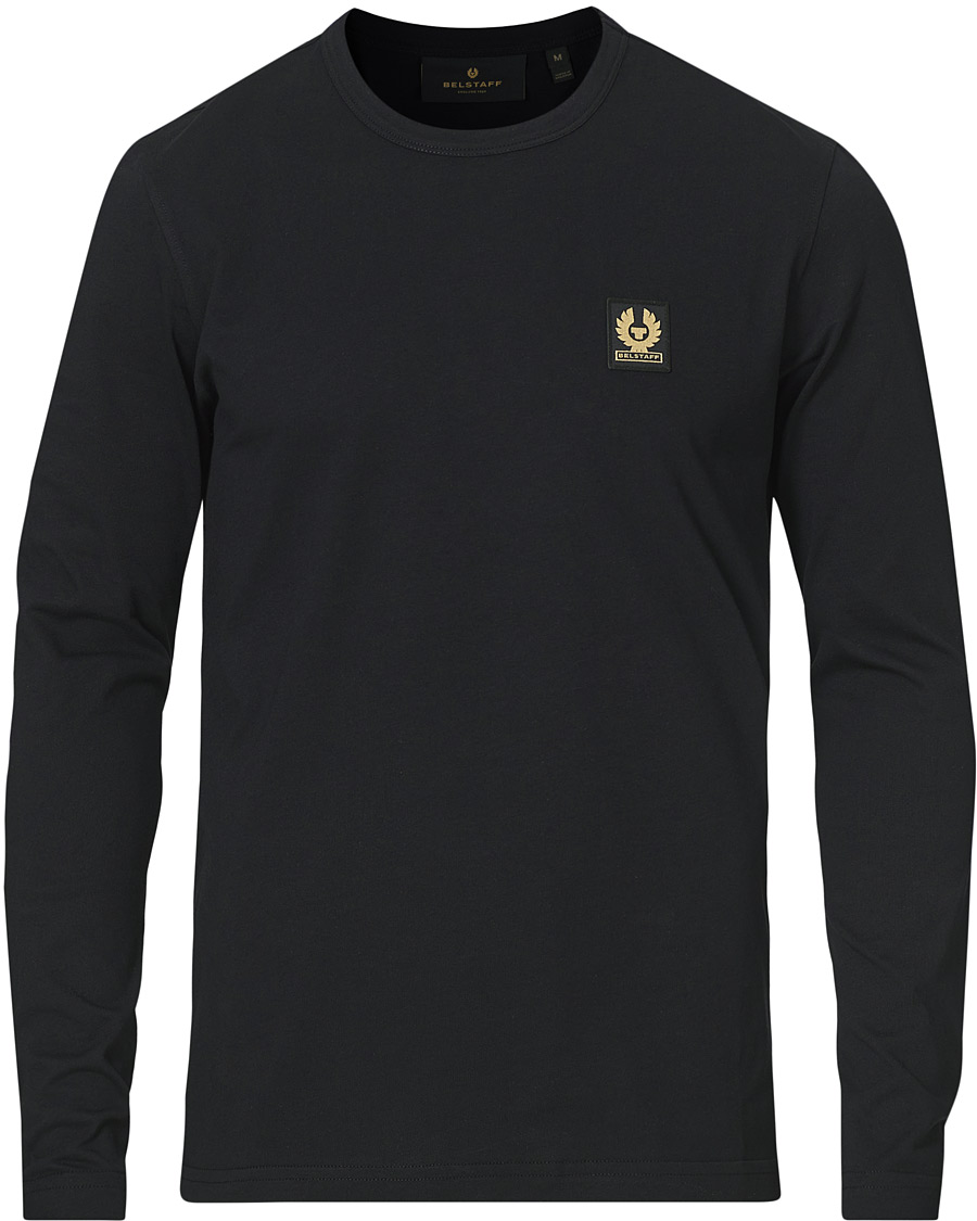 Herren | T-Shirts | Belstaff | Long Sleeve Logo Tee Black