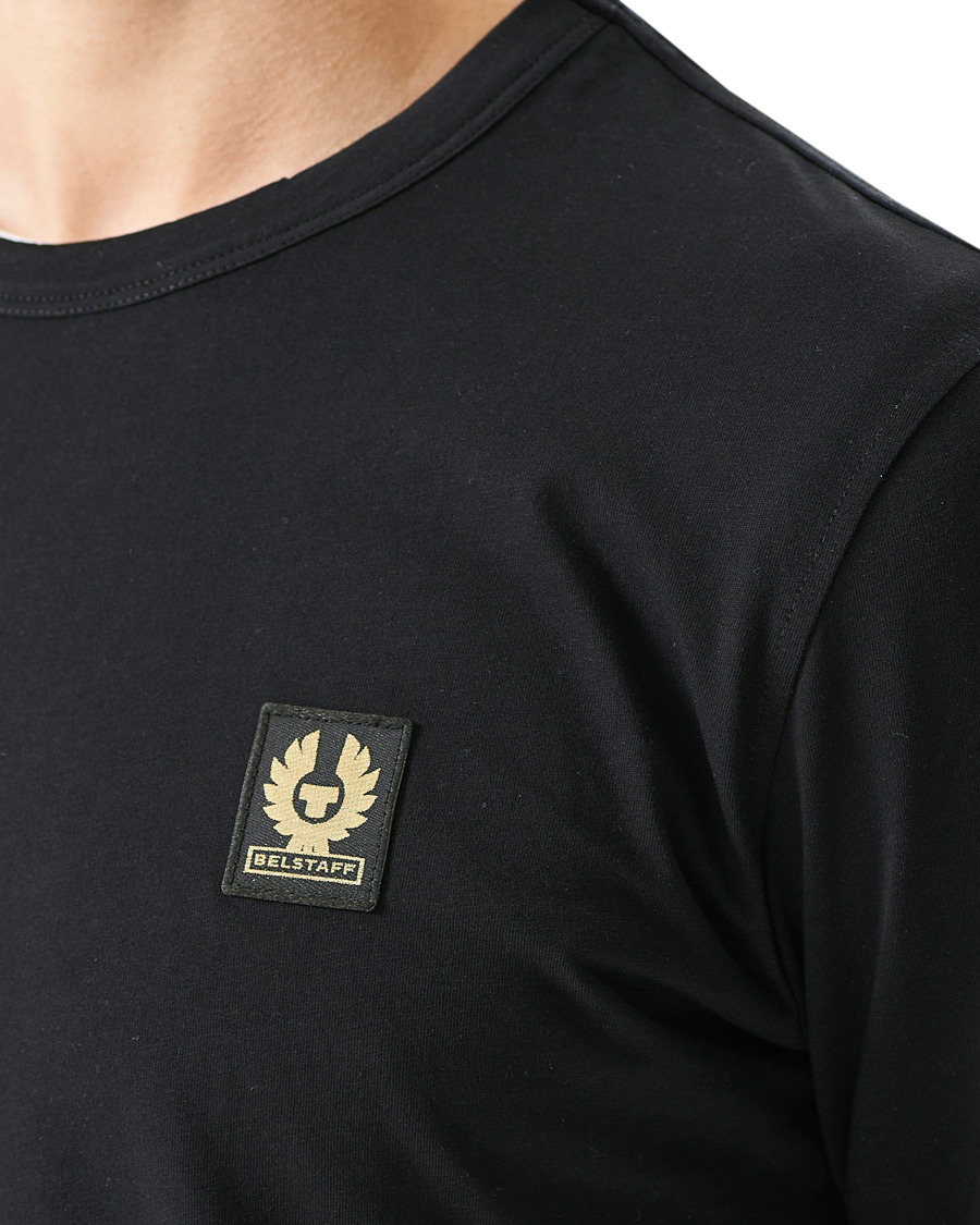 Herren | T-Shirts | Belstaff | Long Sleeve Logo Tee Black