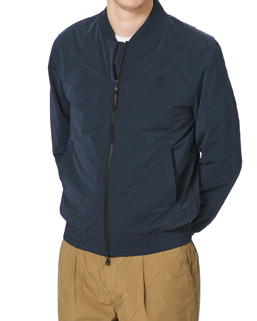 Herren | Jacken | Morris | Nicolas Nylon Bomber Jacket Old Blue
