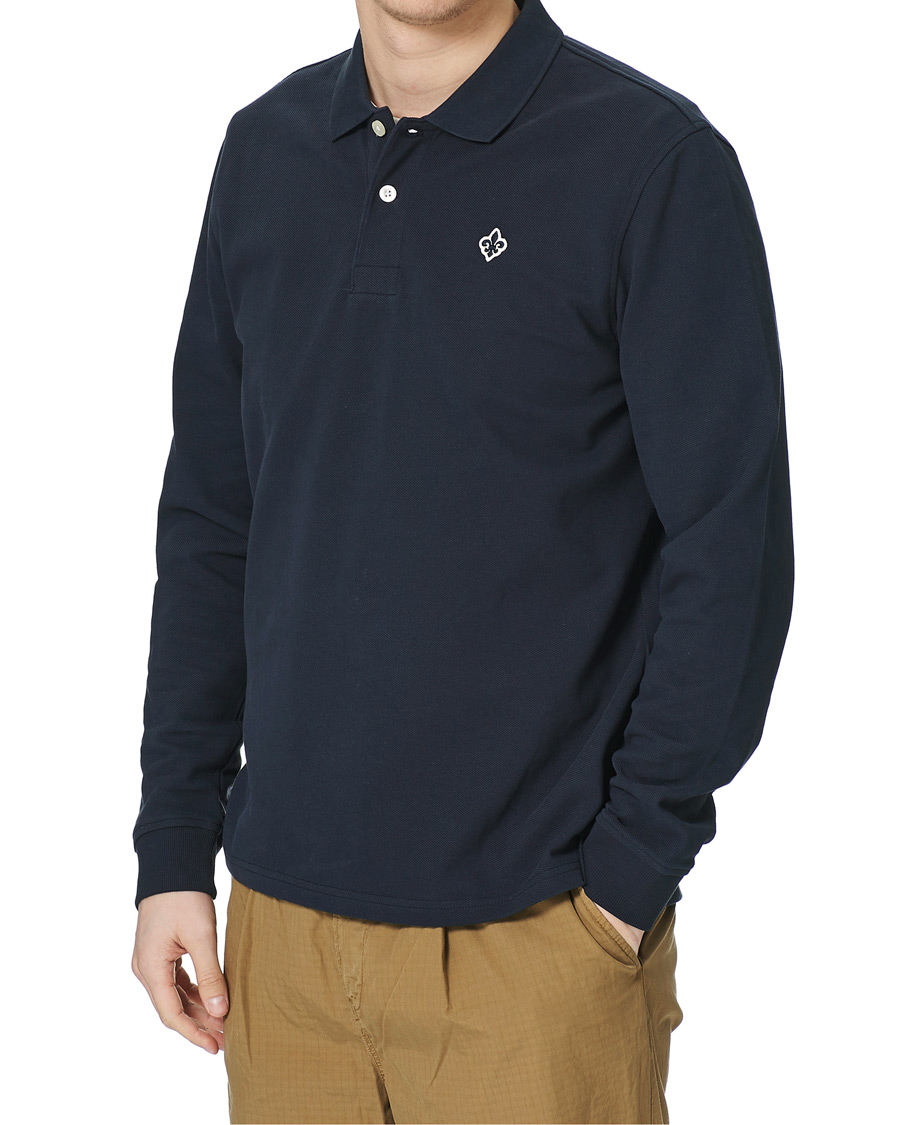 Herren | Pullover | Morris | Leamington Striped Rugger Navy