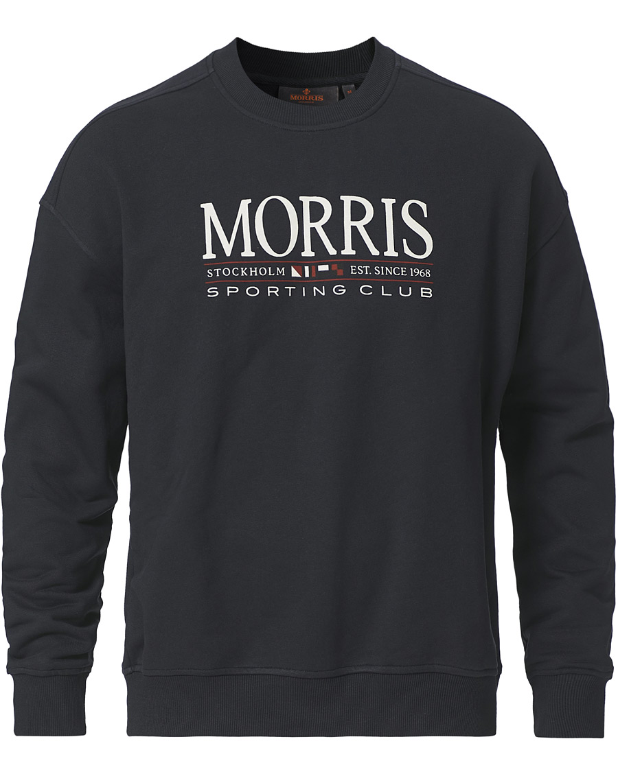 Herren | Pullover | Morris | Buxton Logo Sweatshirt Navy