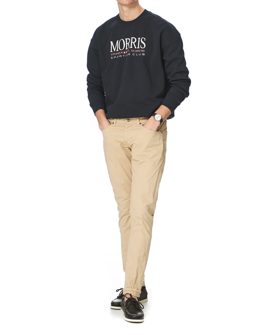 Herren | Pullover | Morris | Buxton Logo Sweatshirt Navy