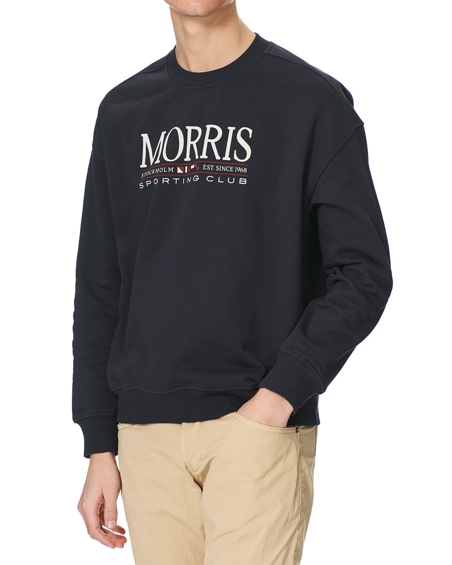 Herren | Pullover | Morris | Buxton Logo Sweatshirt Navy