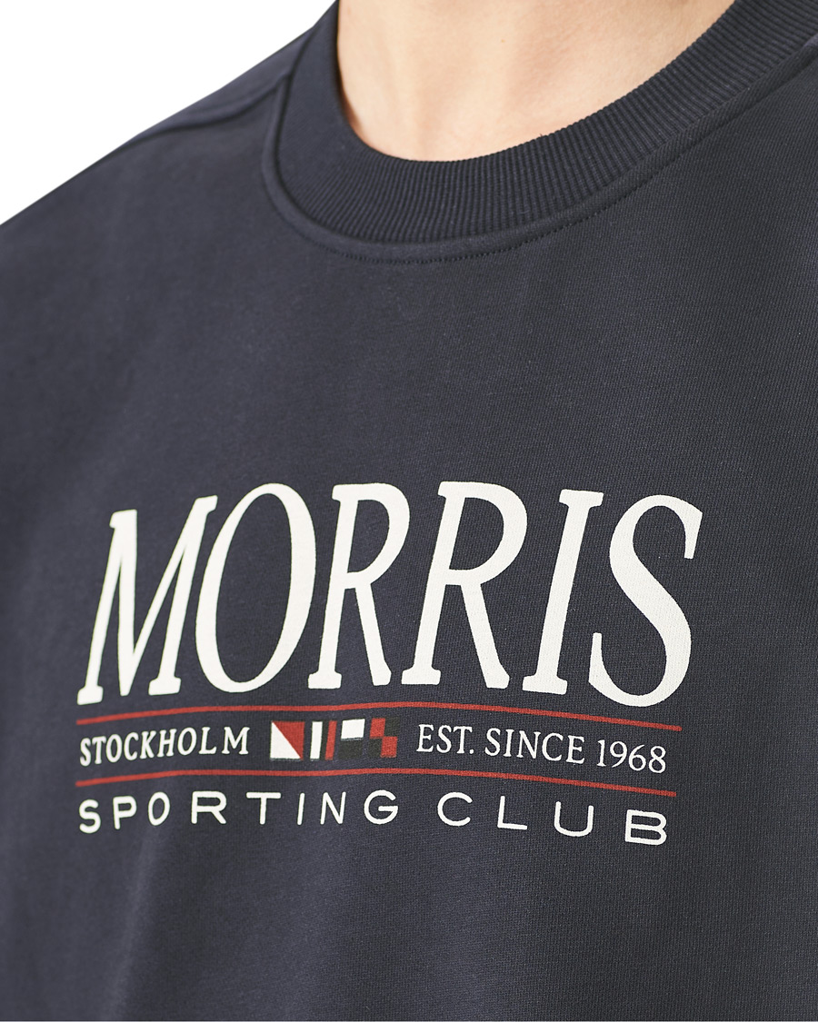 Herren | Pullover | Morris | Buxton Logo Sweatshirt Navy