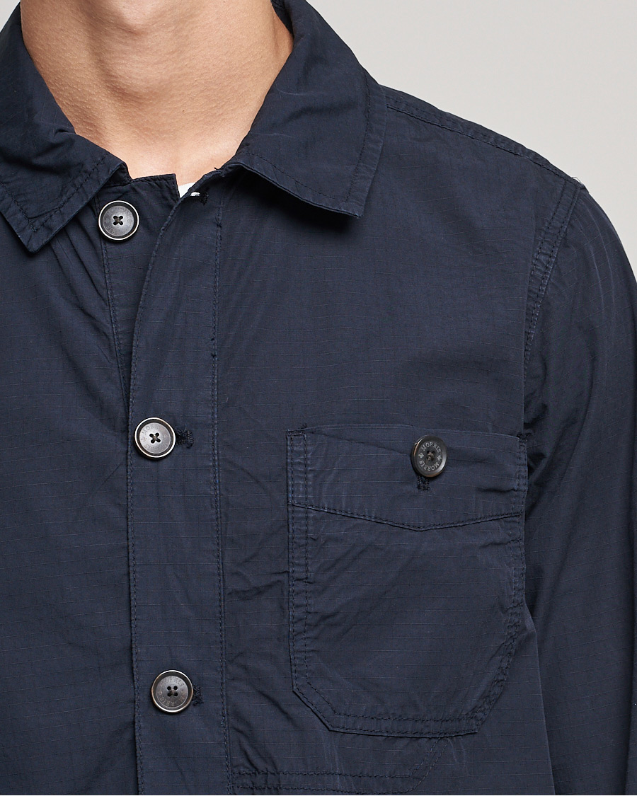 Herren | Hemden | Morris | Morley Ripstop Shirt Jacket Old Blue