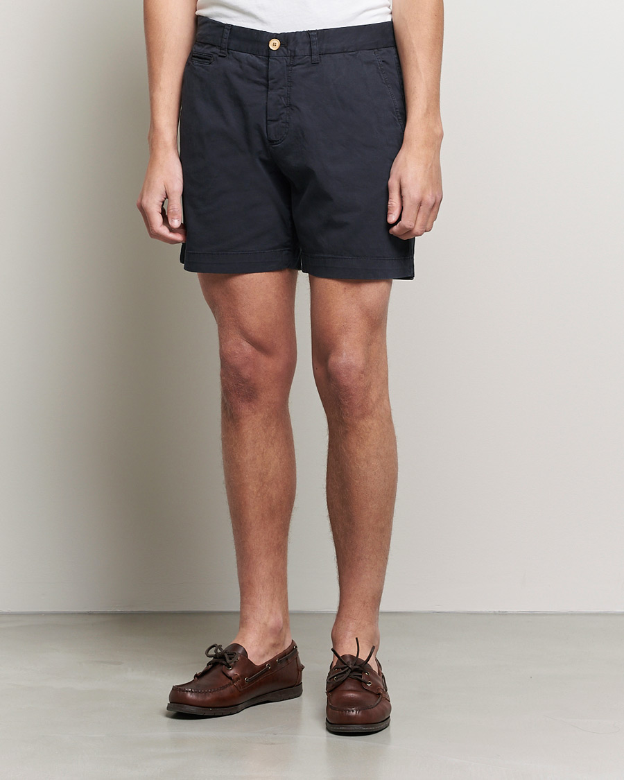 Herren | Shorts | Morris | Light Twill Chino Shorts Navy