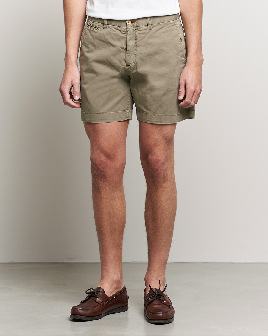 Herren |  | Morris | Light Twill Chino Shorts Olive