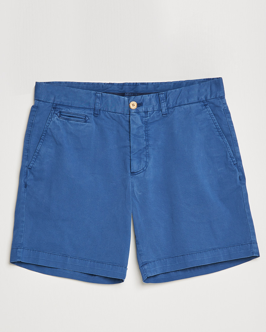 Herren | Shorts | Morris | Light Twill Chino Shorts Blue