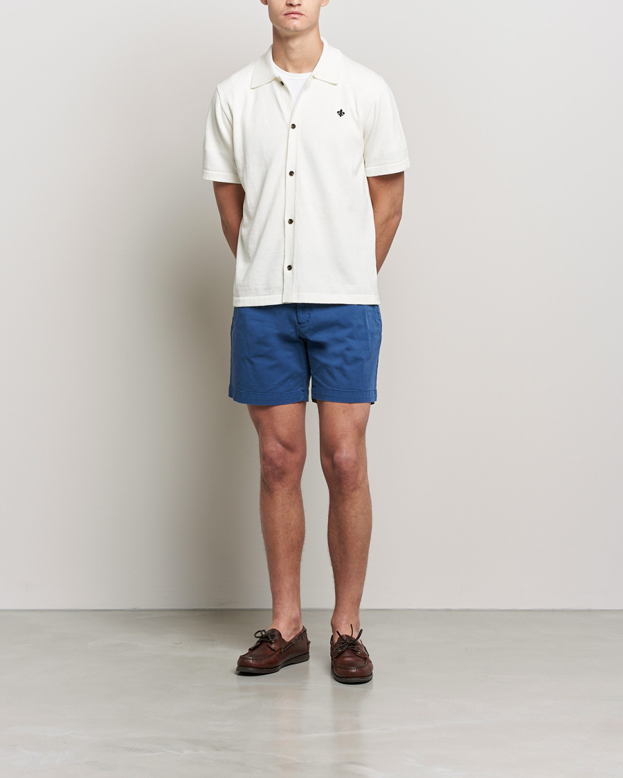 Herren | Shorts | Morris | Light Twill Chino Shorts Blue