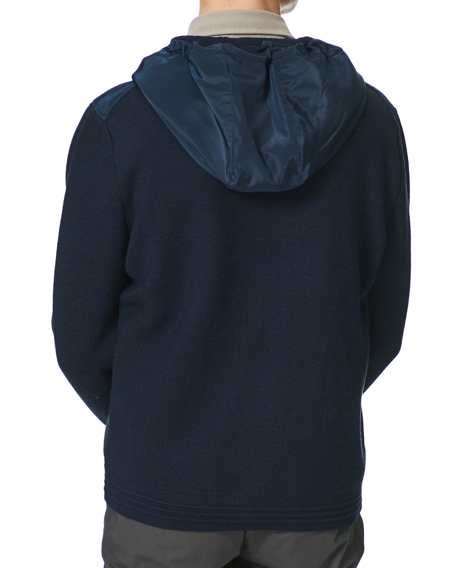 Herren | Jacken | Morris Heritage | Remington Knitted Hybrid Jacket Navy