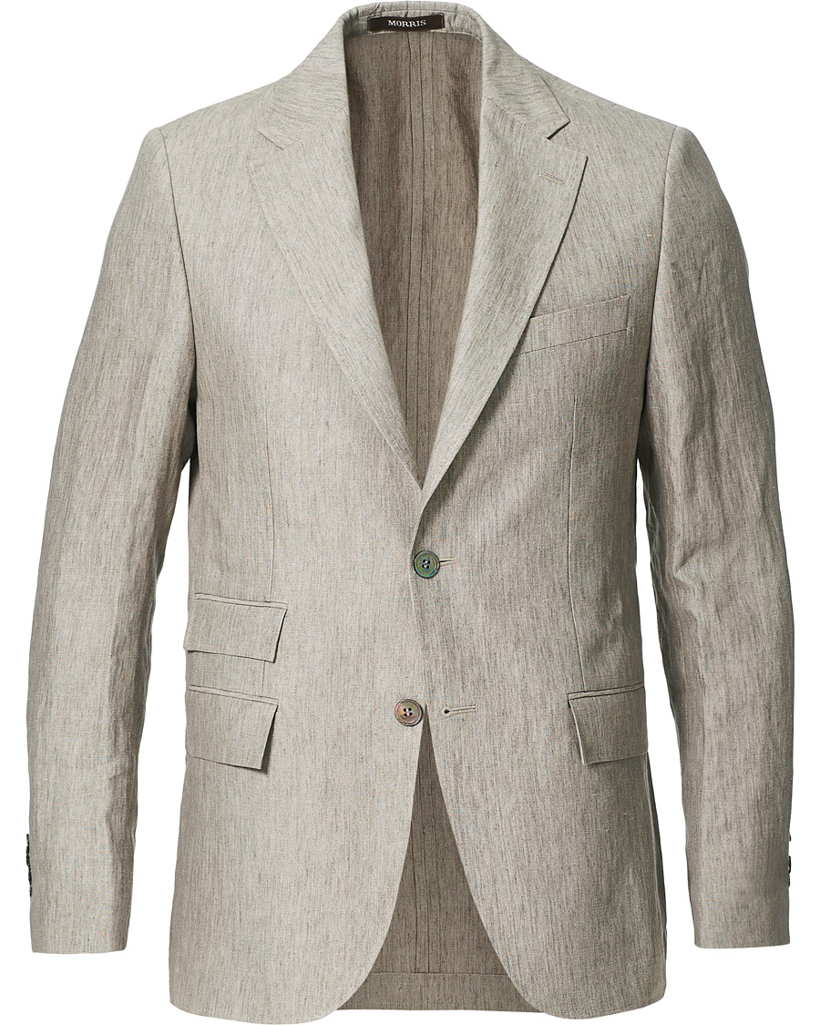 Herren | Sakkos | Morris Heritage | Keith Linen Suit Blazer Khaki
