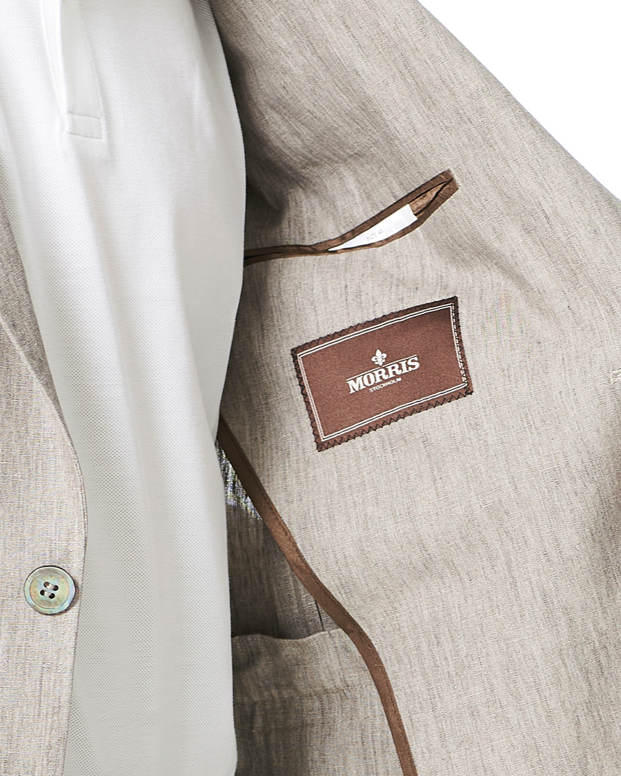 Herren | Sakkos | Morris Heritage | Keith Linen Suit Blazer Khaki