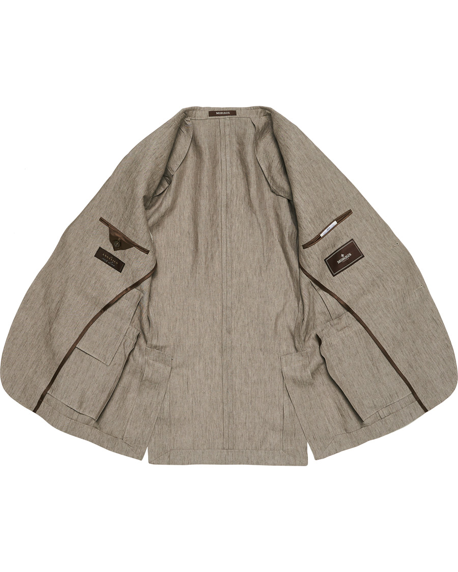 Herren | Sakkos | Morris Heritage | Keith Linen Suit Blazer Khaki