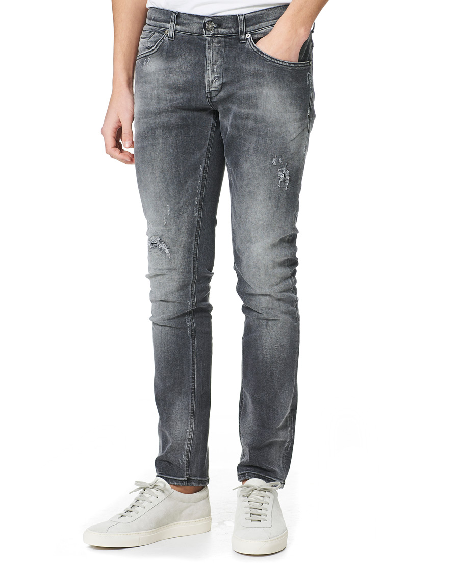 Herren | Jeans | Dondup | George Jeans Destoryed Medium Grey
