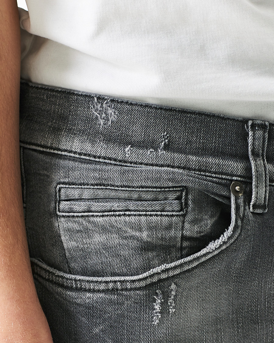 Herren | Jeans | Dondup | George Jeans Destoryed Medium Grey