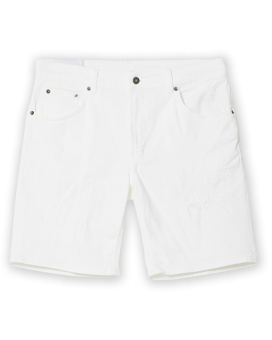Herren | Shorts | Dondup | Derek Denim Shorts Detroyed White