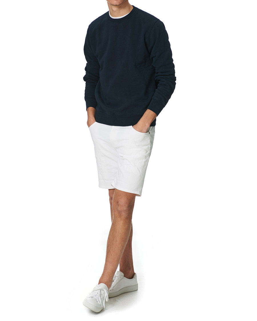 Herren | Shorts | Dondup | Derek Denim Shorts Detroyed White