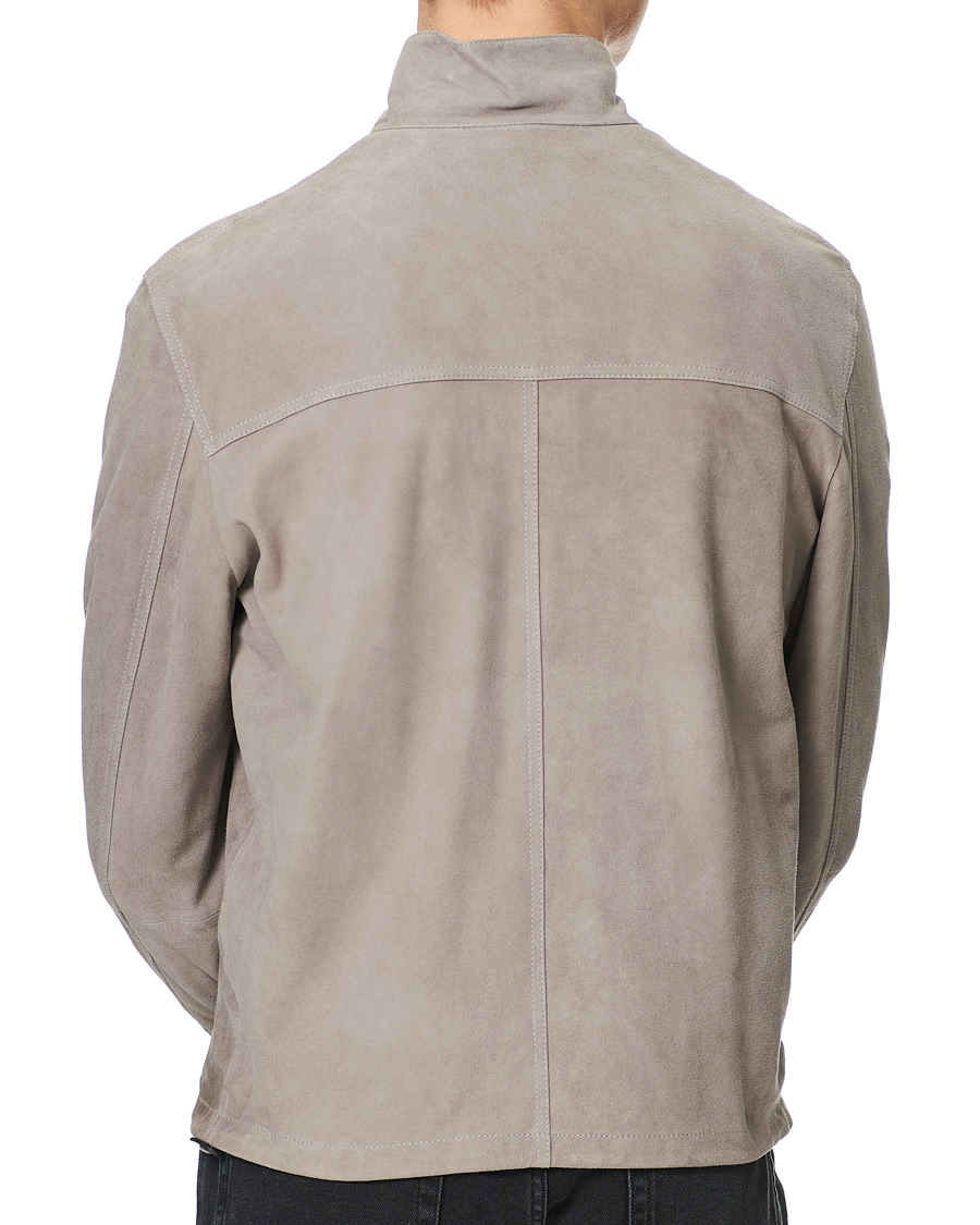 Herren | Jacken | Emporio Armani | Suede Jacket Sand