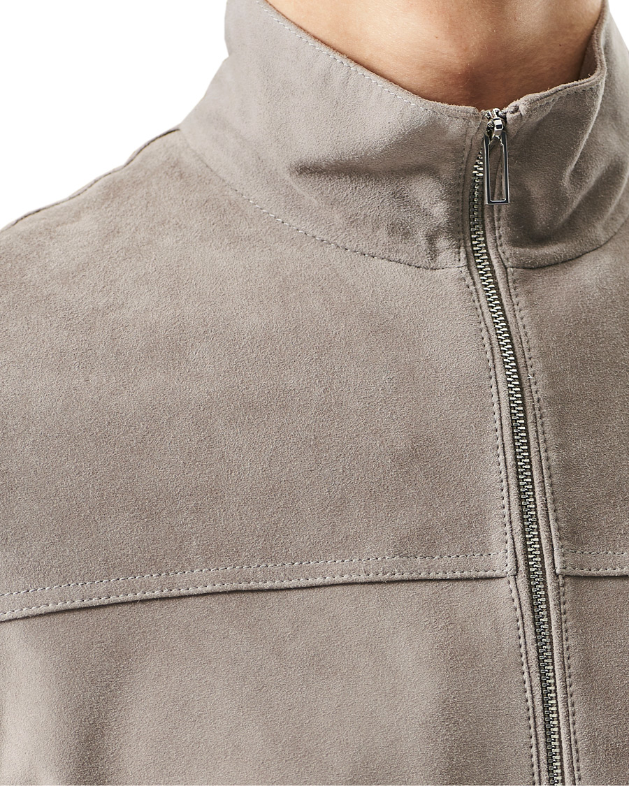Herren | Jacken | Emporio Armani | Suede Jacket Sand
