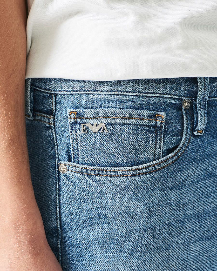 Herren | Jeans | Emporio Armani | Slim Fit Jeans Light Blue
