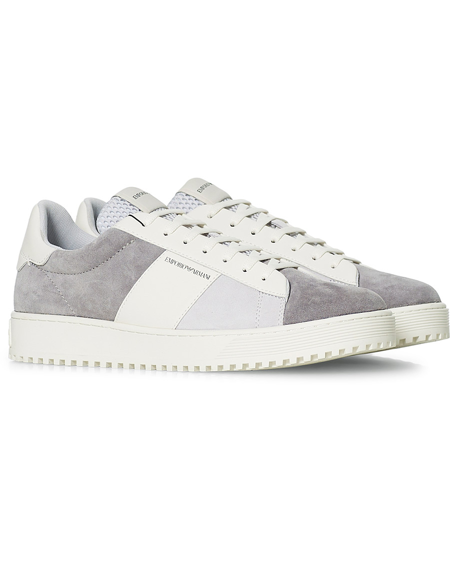 Herren | Emporio Armani Suede Sneaker Beige | Emporio Armani | Suede Sneaker Beige