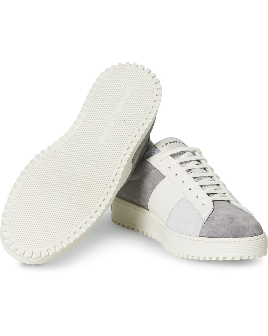 Herren | Emporio Armani Suede Sneaker Beige | Emporio Armani | Suede Sneaker Beige