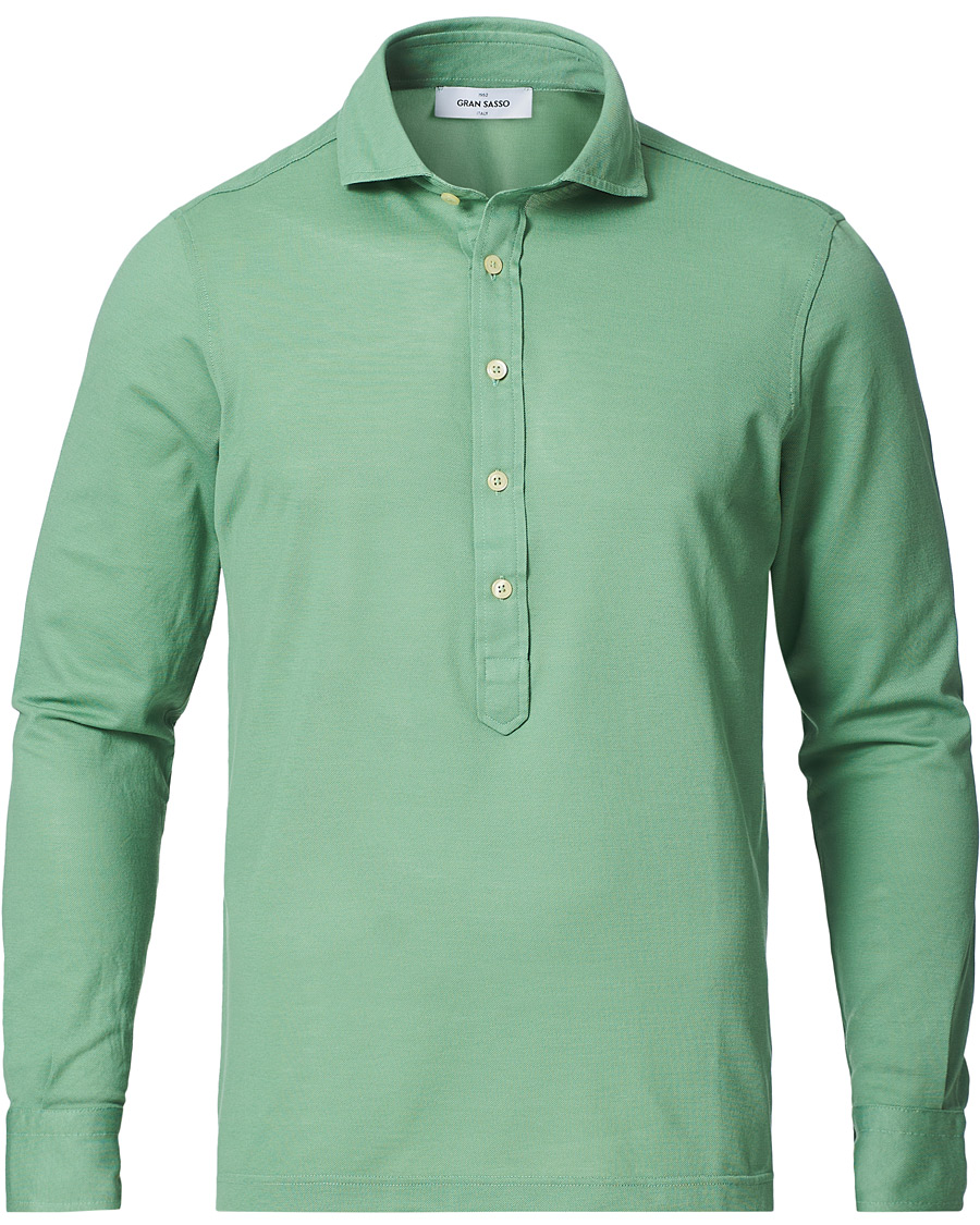 Herren | Hemden | Gran Sasso | Popover Shirt Pistage