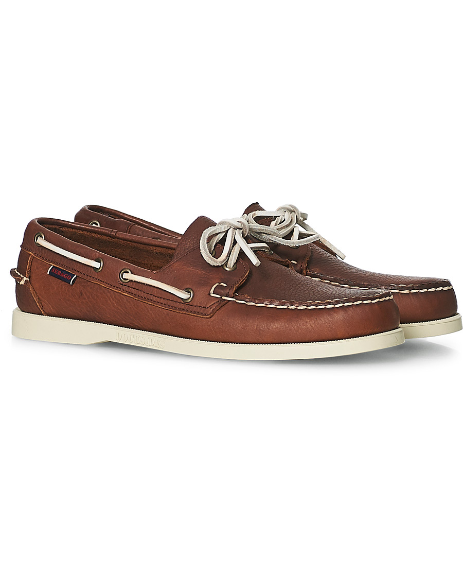 Herren | Sebago Docksides Boat Shoe Portland Brown | Sebago | Docksides Boat Shoe Portland Brown