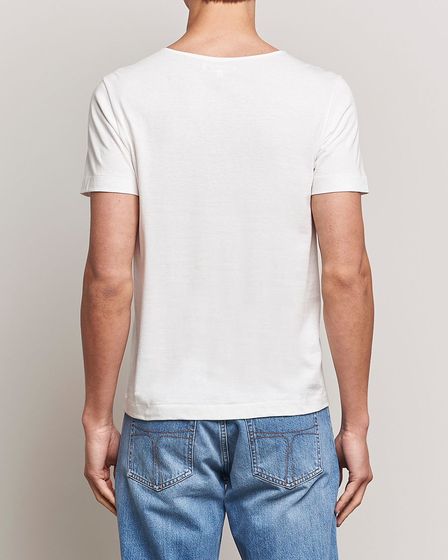 Herren | T-Shirts | Merz b. Schwanen | 1920s Loopwheeled Tee White