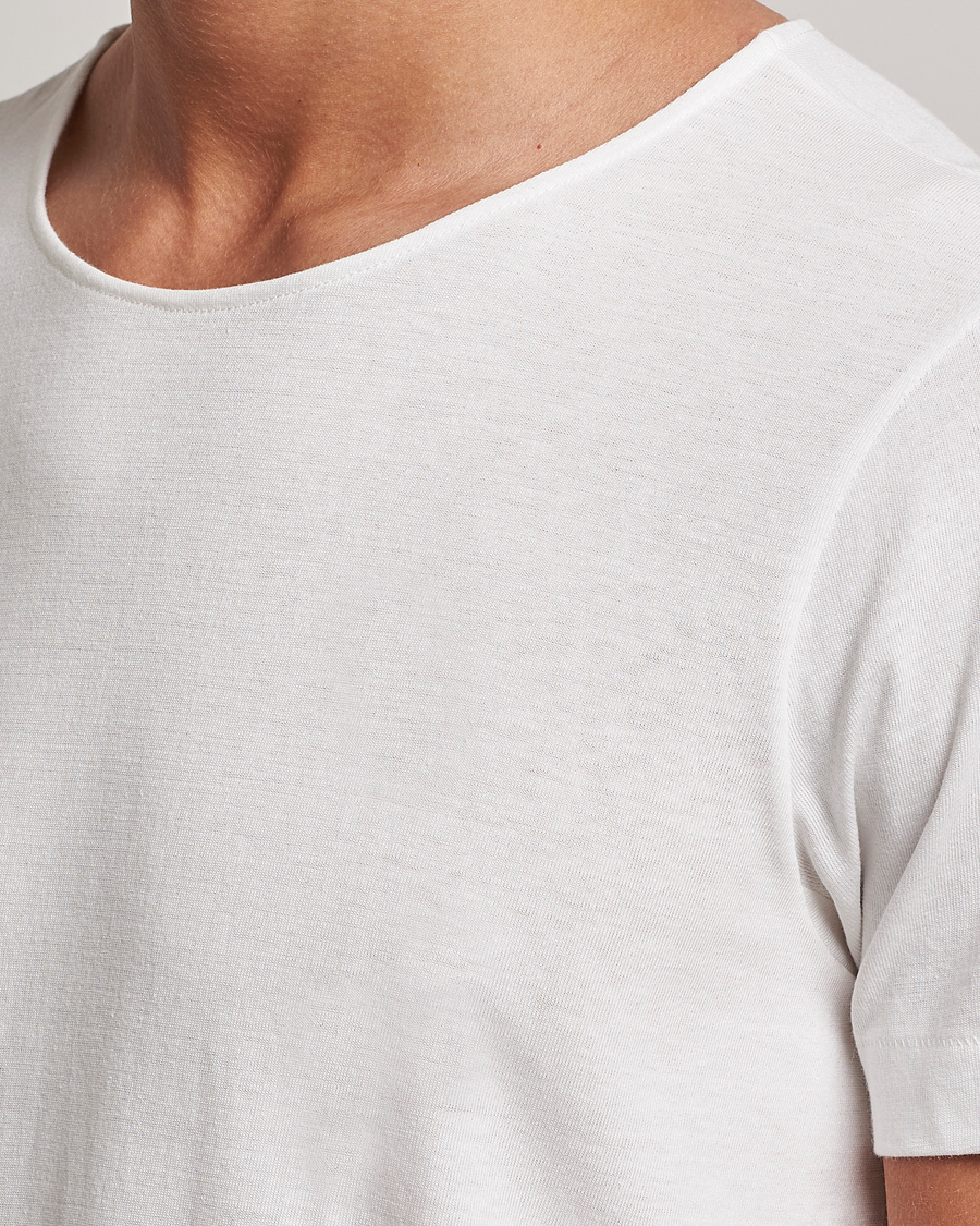 Herren | T-Shirts | Merz b. Schwanen | 1920s Loopwheeled T-Shirt White