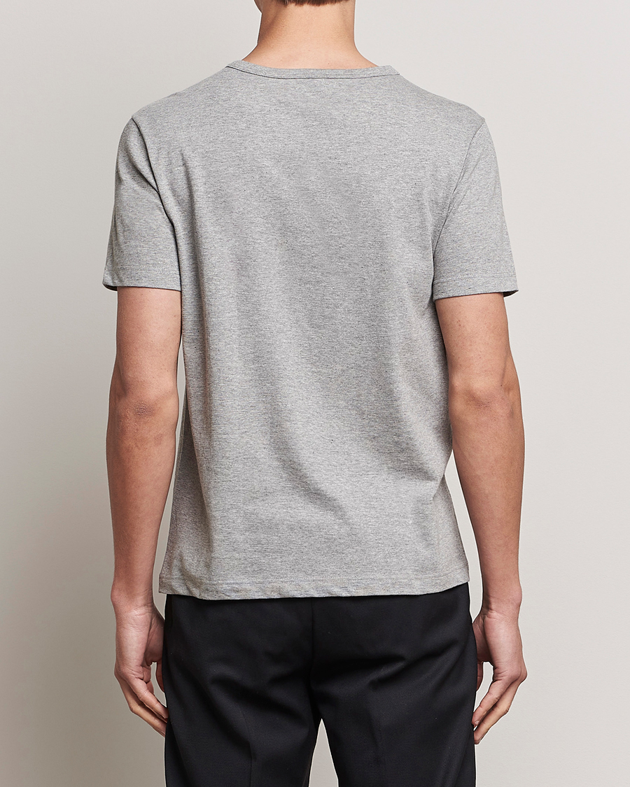 Herren | T-Shirts | Merz b. Schwanen | 1950s Classic Loopwheeled T-Shirt Grey Melange