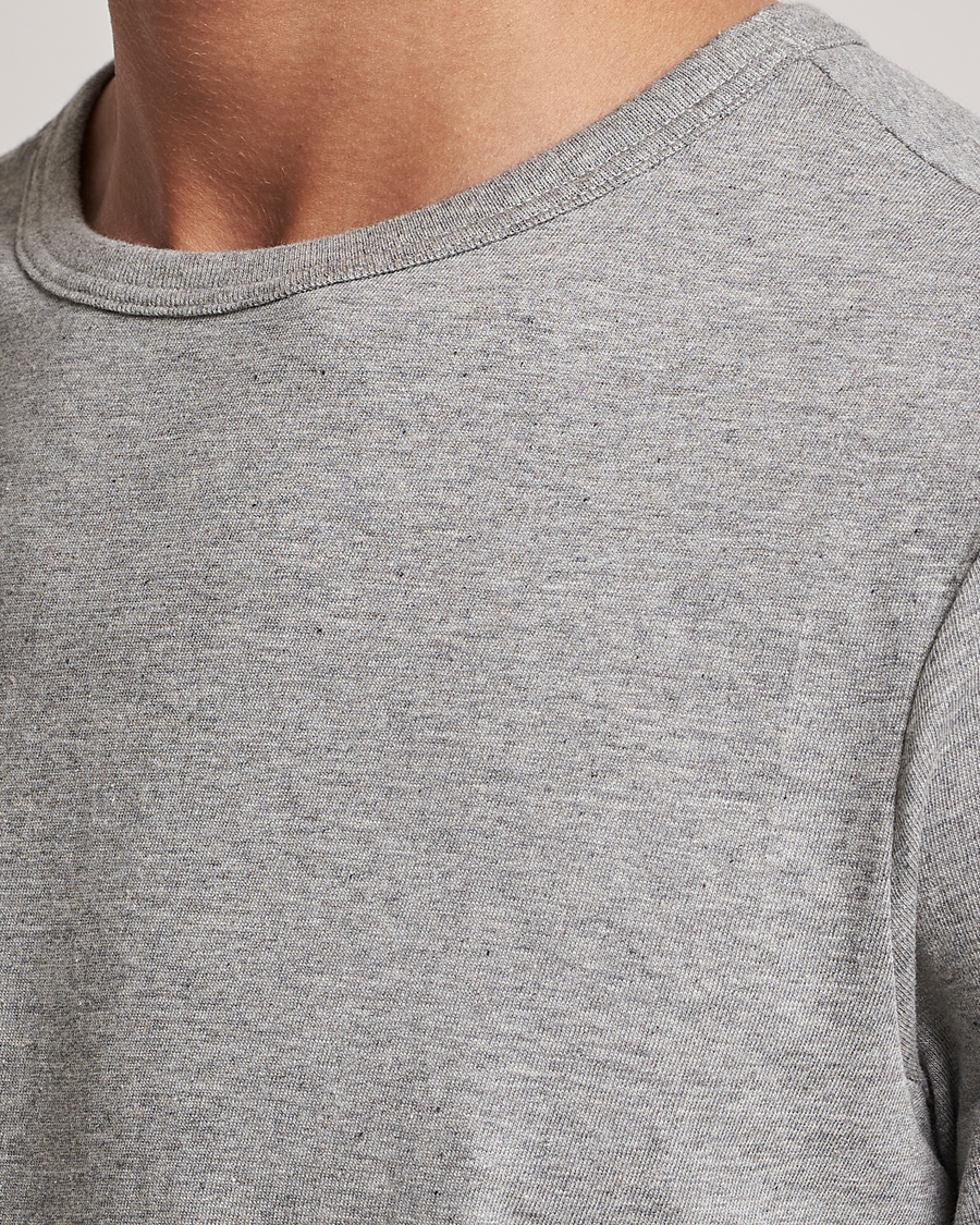 Herren | T-Shirts | Merz b. Schwanen | 1950s Classic Loopwheeled T-Shirt Grey Melange