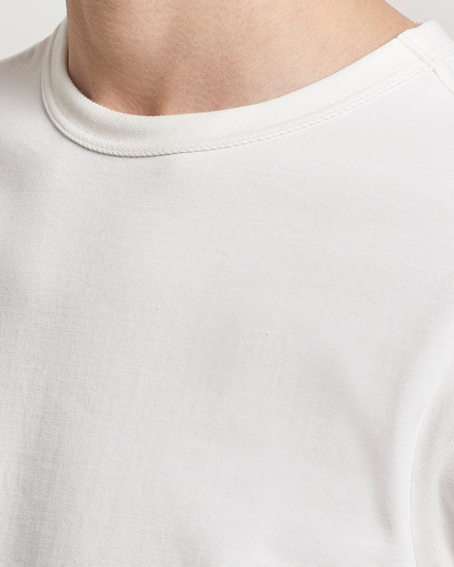 Herren | T-Shirts | Merz b. Schwanen | Relaxed Loopwheeled Sturdy T-Shirt White