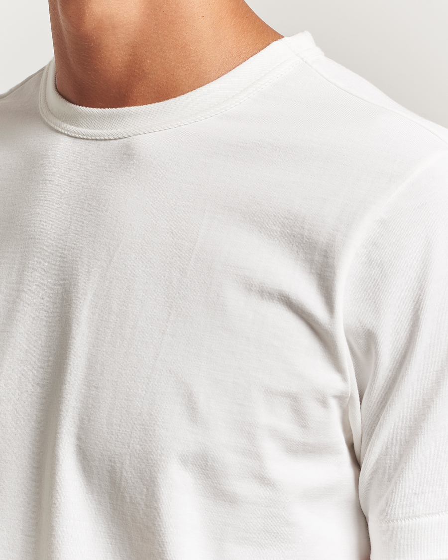Herren | T-Shirts | Merz b. Schwanen | Relaxed Fit Loopwheeled T-Shirt White
