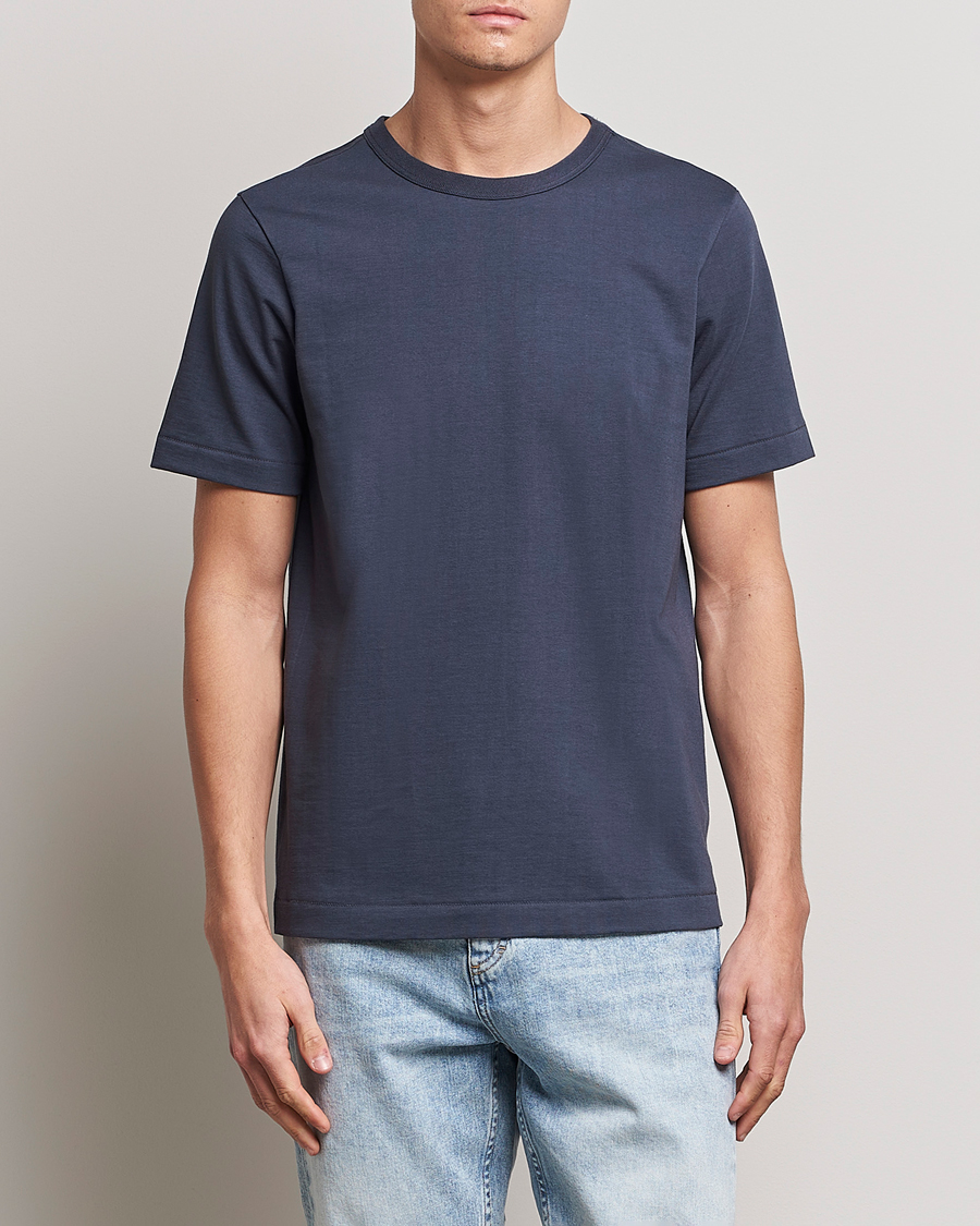 Herren |  | Merz b. Schwanen | Relaxed Loopwheeled Sturdy Tee Navy