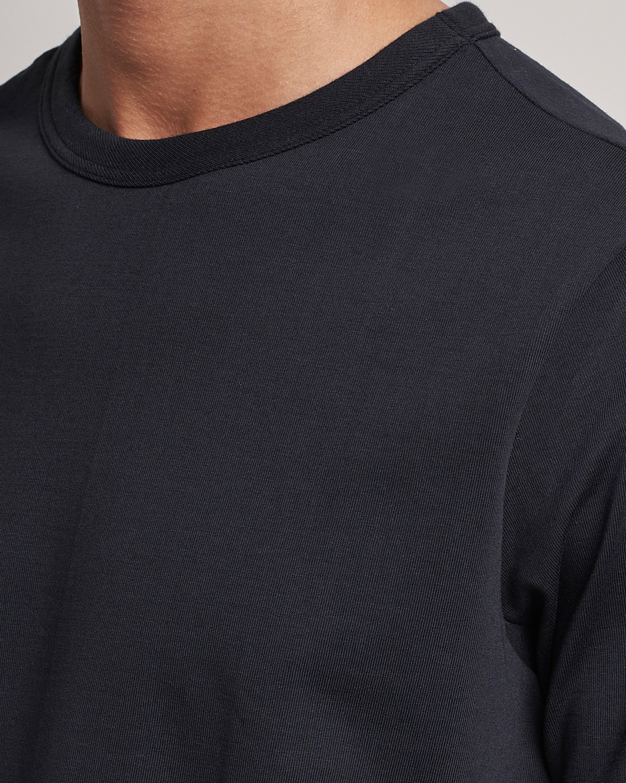 Herren | T-Shirts | Merz b. Schwanen | Relaxed Fit Loopwheeled T-Shirt Charcoal