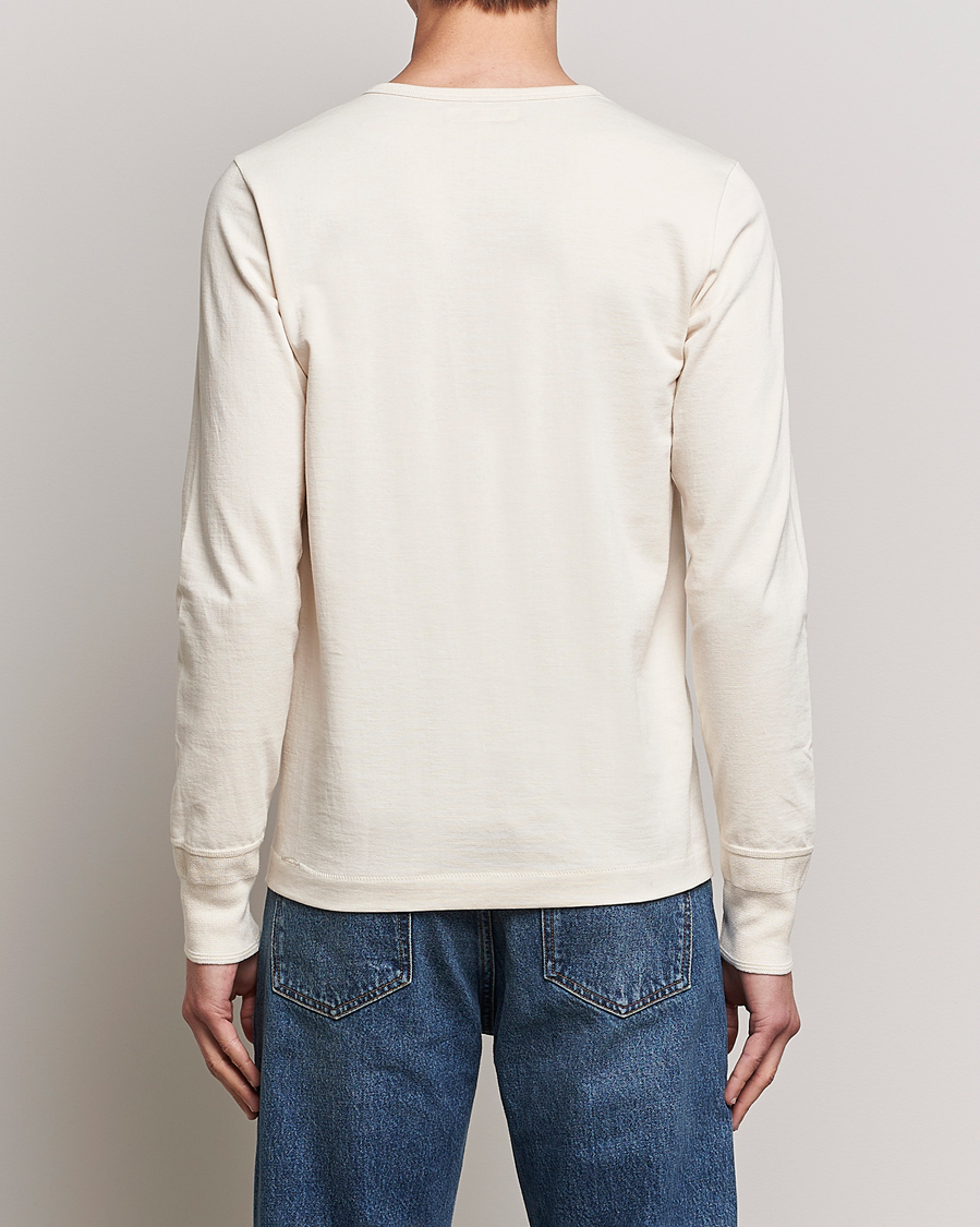 Herren | Pullover | Merz b. Schwanen | Classic Organic Cotton Henley Sweater Nature