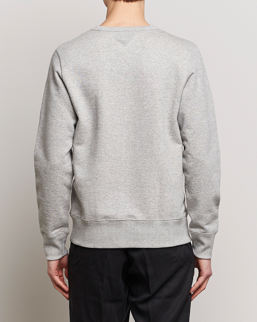 Herren | Pullover | Merz b. Schwanen | Organic Cotton Crew Neck Sweat Grey Mel