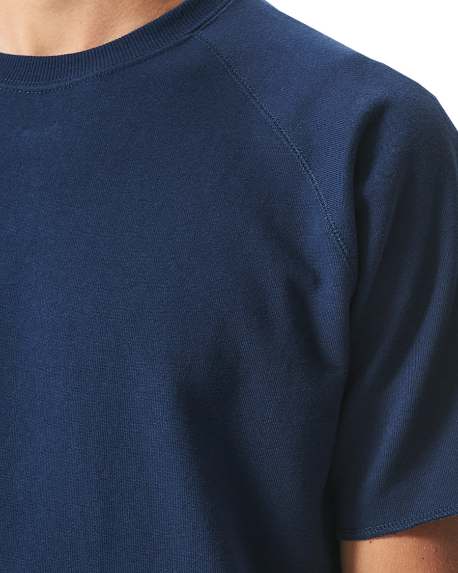 Herren | T-Shirts | BEAMS PLUS | Short Sleeve Cut Off Tee Navy