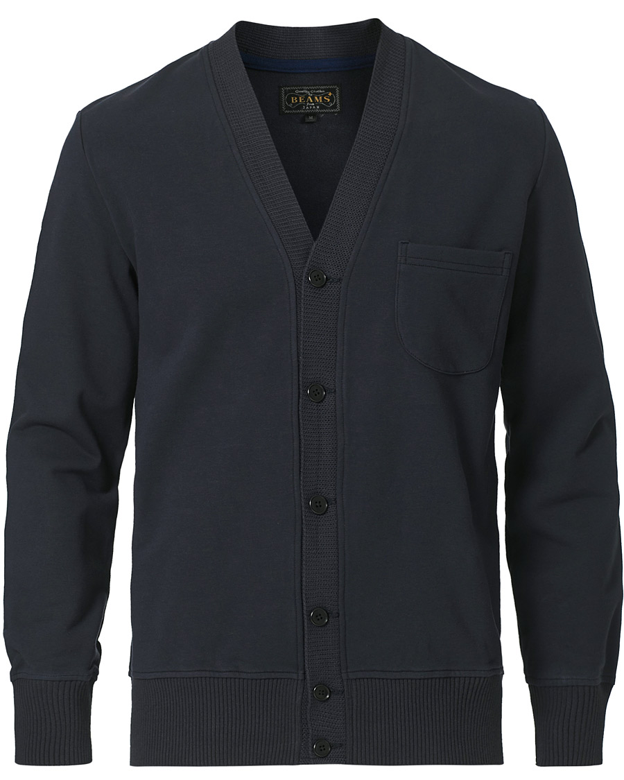Herren | Pullover | BEAMS PLUS | Cardigan Sweater Navy