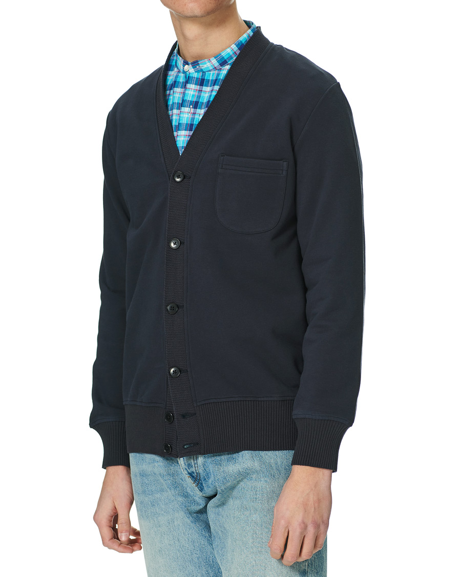 Herren | Pullover | BEAMS PLUS | Cardigan Sweater Navy