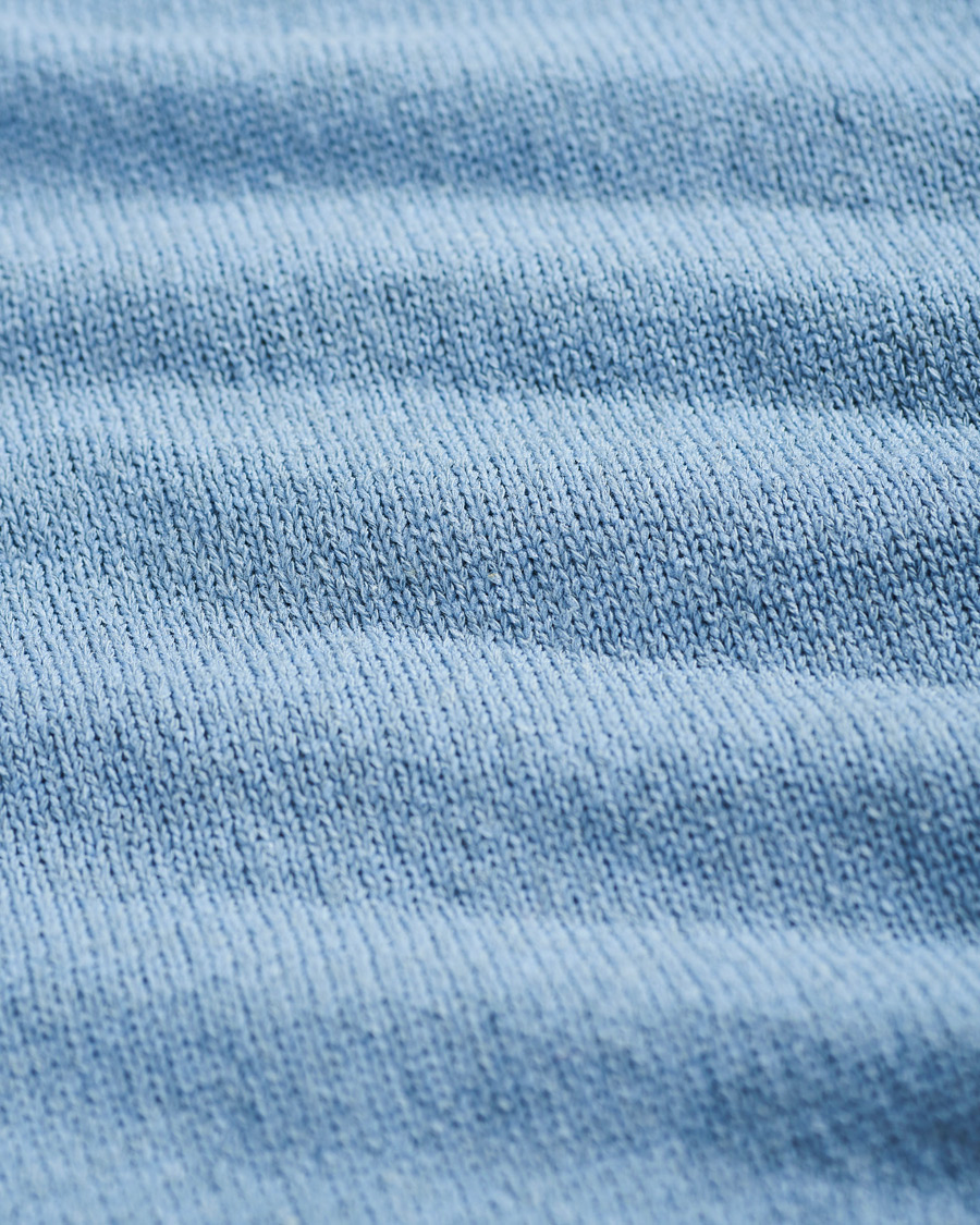 Herren | Pullover | BEAMS PLUS | Lily Yarn Crew Neck Sax Blue