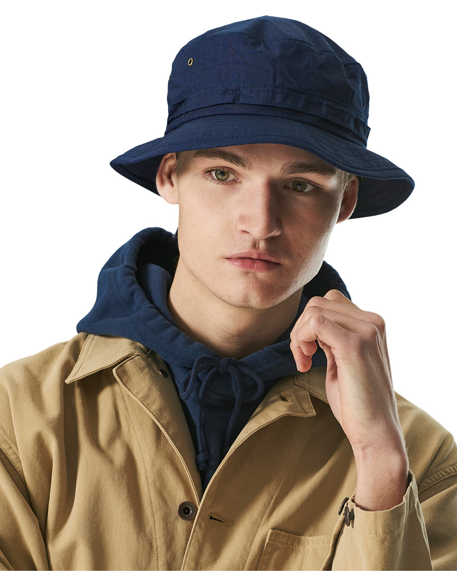 Herren | BEAMS PLUS Ripstop Jungle Hat Indigo | BEAMS PLUS | Ripstop Jungle Hat Indigo