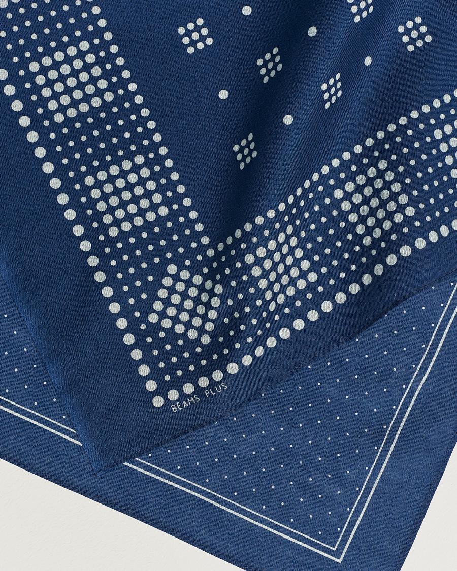 Herren | BEAMS PLUS Bandana 2-Pack Navy | BEAMS PLUS | Bandana 2-Pack Navy