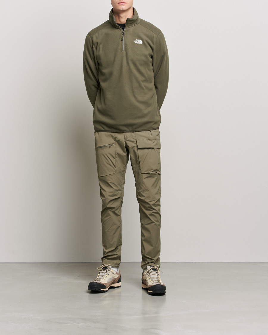 Herren | Pullover | The North Face | 100 Glacier 1/4 Zip Taupe Green