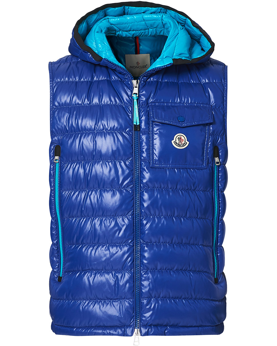 Herren | Jacken | Moncler | Ragot Hooded Down Vest Blue